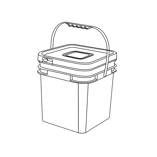 Square Plastic Buckets Square Plastic Buckets