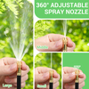 Drip Irrigation System, 360° Adjustable Sprinkler Irrigation Kit, Plant Mister System for Garden Watering
