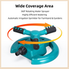 Rotating Garden Sprinkler for Large Area Coverage, Lawn and Yard Sprinklers