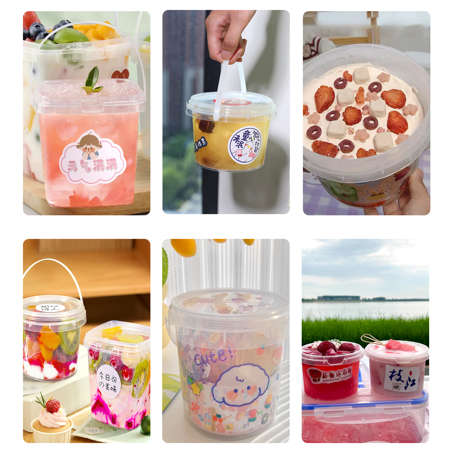 plastic food storage buckets with lids plastic buckets with lids for food storage