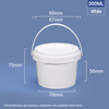 300 ml 10 oz. Round Plastic Tub