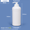 1000ml Plastic HDPE Lotion Pump Bottle