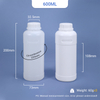 600ml HDPE bottle round