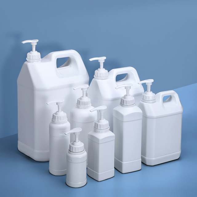 1000ml HDPE round bottle with Pump