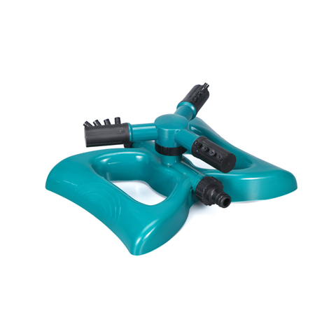 Factory Supply 3 Arm Plastic Sprinkler for Garden Lawn Watering Irrigation System