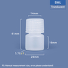5ML Plastic PP/HDPE Bottle 