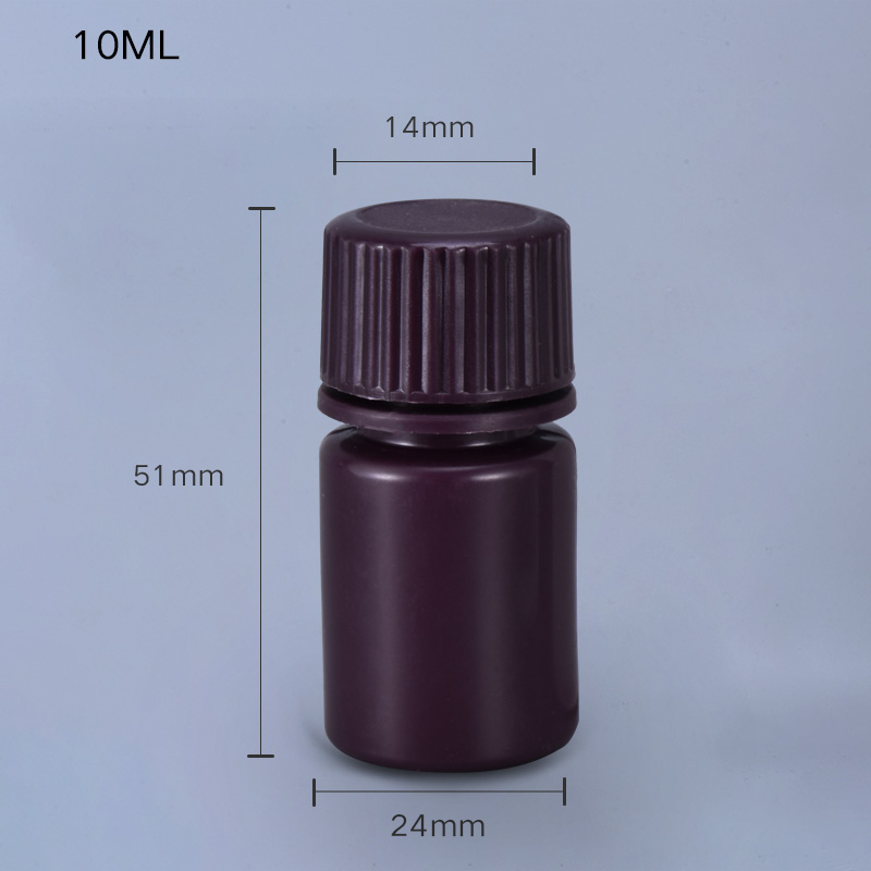 10ML Wide Neck Plastic HDPE Bottle