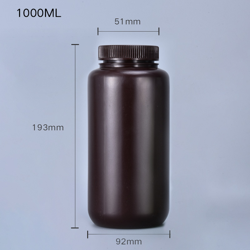 1000ML Wide Neck Plastic HDPE Bottle