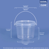 300 ml 10 oz. Round Plastic Tub