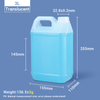 3L F Style Jugs 3 Liter HDPE Plastic Jug Plastic Jerry Can