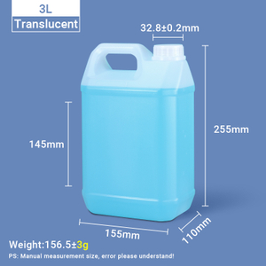 3L F Style Jugs 3 Liter HDPE Plastic Jug Plastic Jerry Can