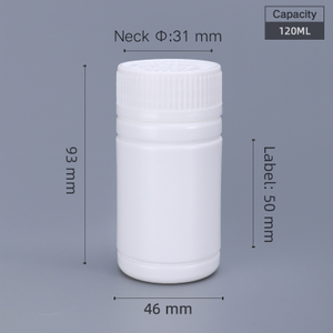 120ml Pill Bottles with child proof lid