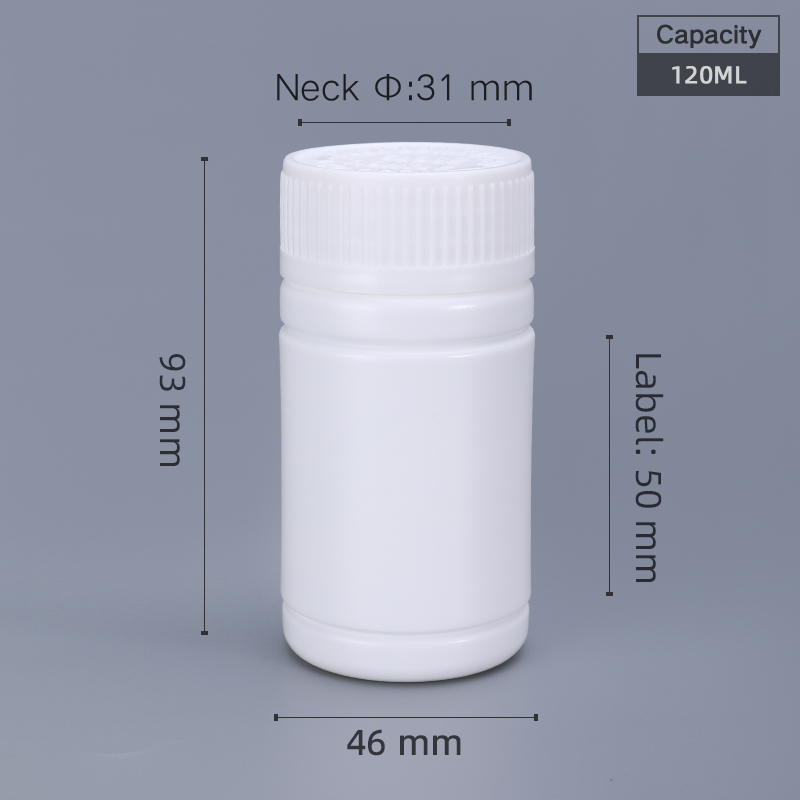 120ml Pill Bottles with child proof lid