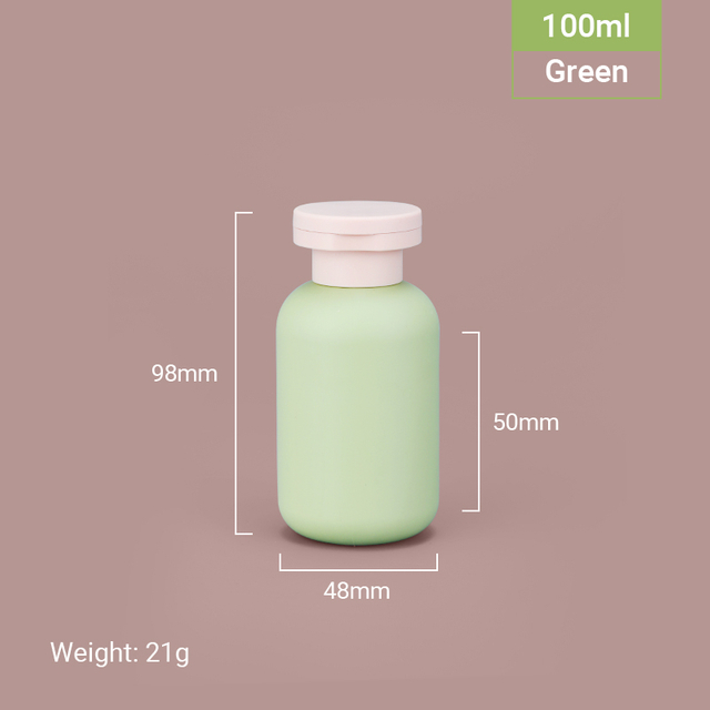 100ml Flip Top Cap Shampoo Bottle