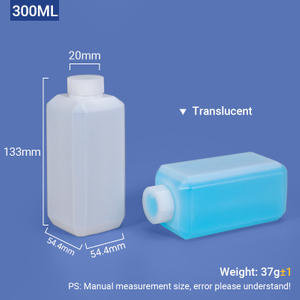 300ml HDPE Bottle with Screw Cap 