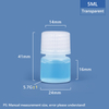 5ML Plastic PP/HDPE Bottle 