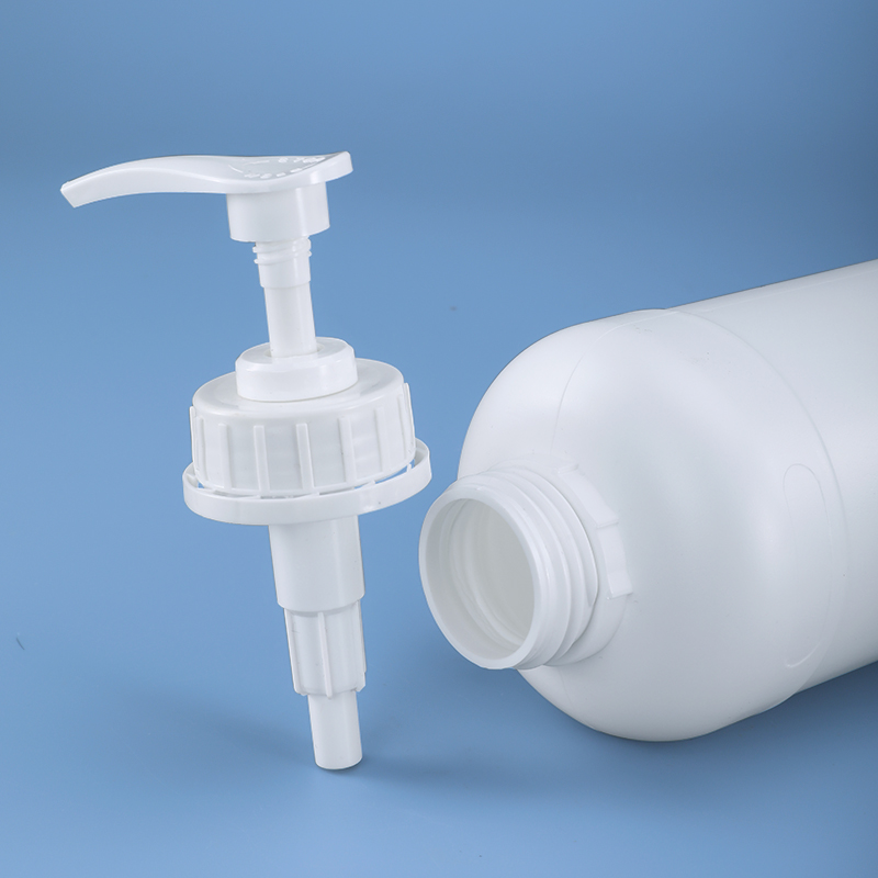 600ml HDPE round bottle with Pump