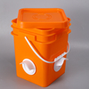 Square Plastic Buckets for Chicken Feed Chicken Duck Goose Feeder
