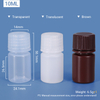 10ML Wide Neck Plastic PP/HDPE Bottle