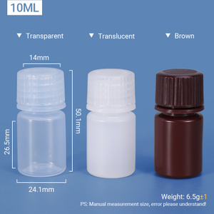 10ML Wide Neck Plastic PP/HDPE Bottle