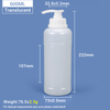 600ml Plastic HDPE Lotion Pump Bottle