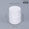 30ml Pill Bottles 30cc Empty White Plastic Medicine Bottle