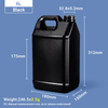 6L F Style Jugs 6 Liter HDPE Plastic Jug Plastic Jerry Can