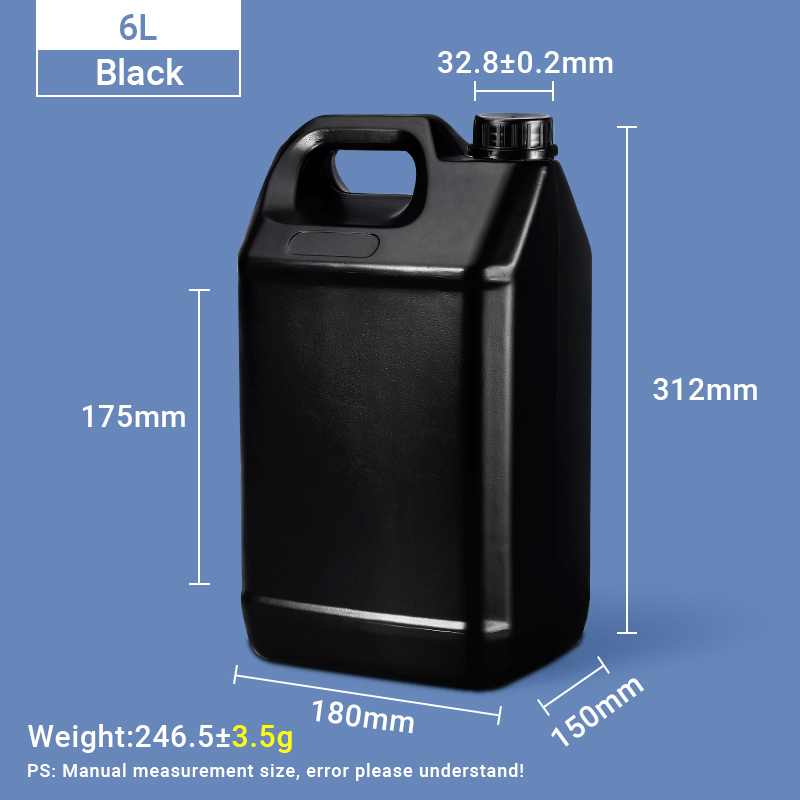 6L F Style Jugs 6 Liter HDPE Plastic Jug Plastic Jerry Can