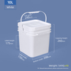 10L Square Bucket