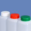 1L HDPE Wide Mouth Square Plastic Bottle 60mm Neck with Graduation for Powder and Thick Liquid Packaging