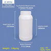 Wholesale 2L Fluorinated HDPE Bottle Leakproof Wide Mouth Container for Viscous Liquids and Organic Solvents