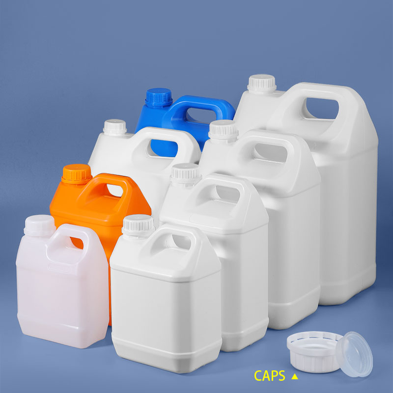 High Quality Square Barrel Hdpe Plastic Jerry Can for Liquid Packaging 