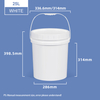 25L Screw Top Pail Plastic Buckets with Screw On Lid