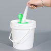 Empty disinfecting wet wipe bucket