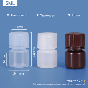 5ML Plastic PP/HDPE Bottle 