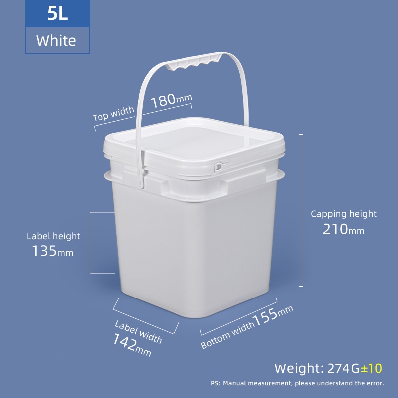 5L Square Bucket