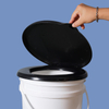 Camping 5 Gallon Bucket with Toilet Seat