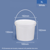 3 Ltr Food-grade Round Plastic Bucket &Tub
