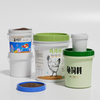 1L Screw Top Pail Plastic Buckets with Screw On Lid