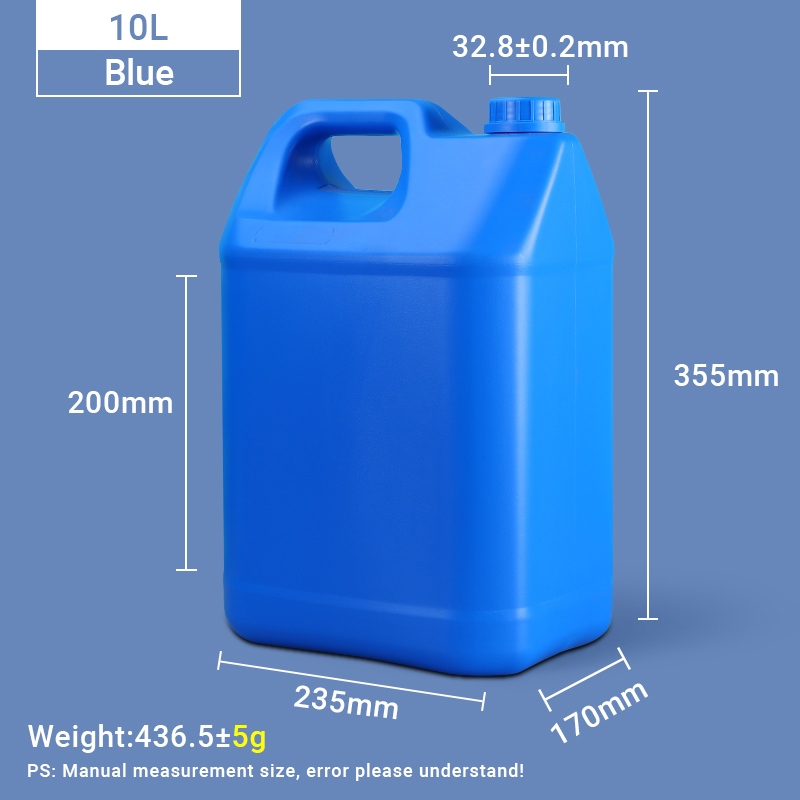 10L F Style Jugs 10 Liter HDPE Plastic Jug Plastic Jerry Can