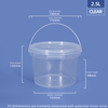 2500ml Food-grade PP Bucket