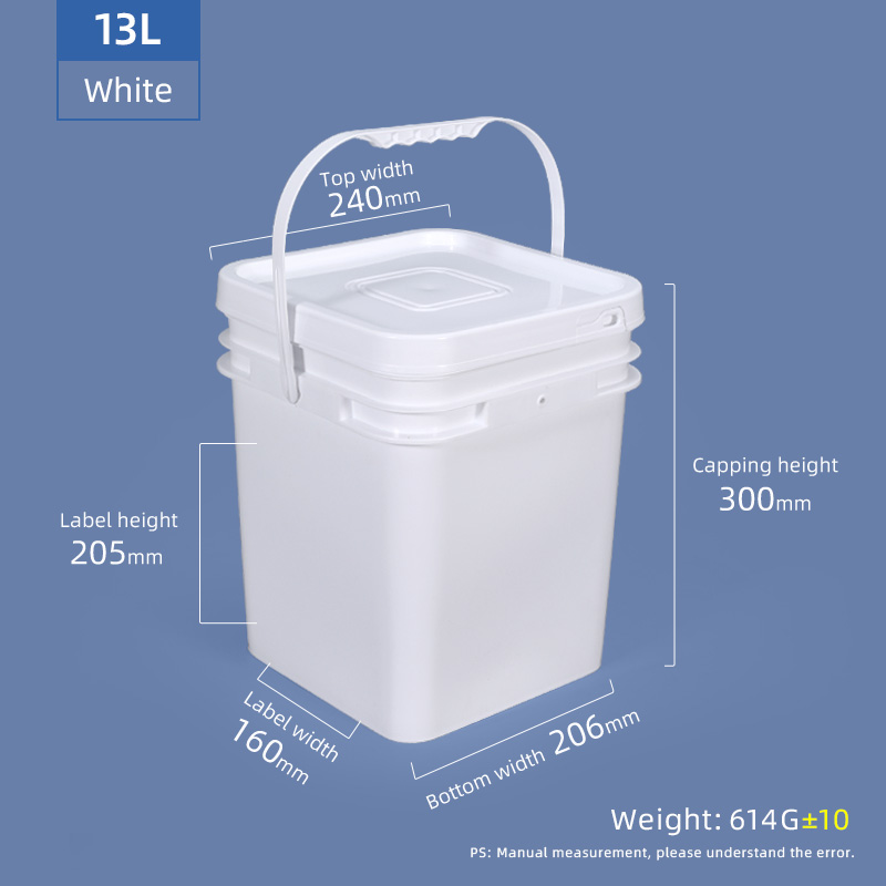 13L Square Bucket