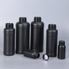 Black Fluorinated Plastic HDPE Bottle for Agricultural