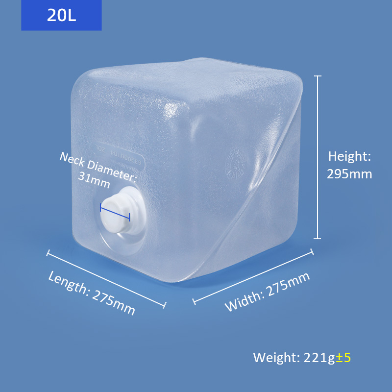 20L Plastic Folding Jerry Can