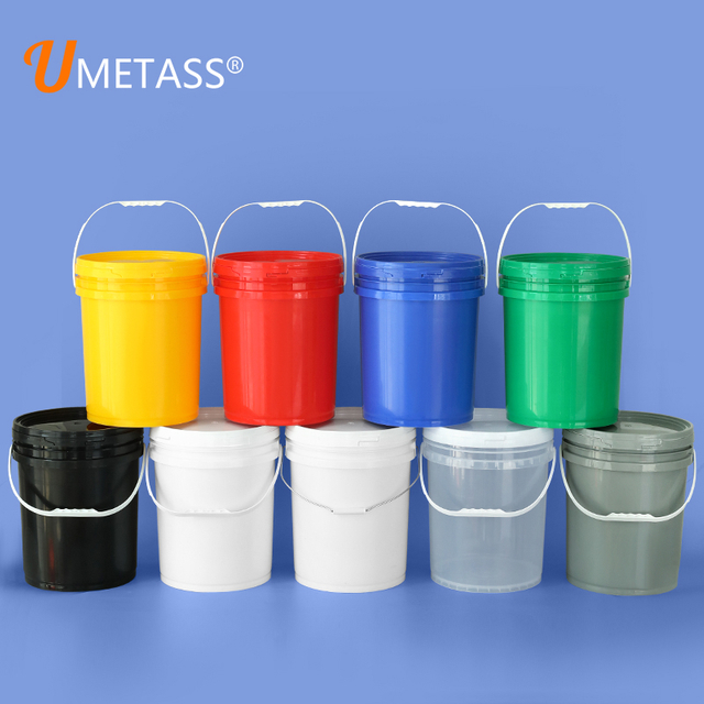 High Quality 5Gallon OEM 20L Drums Paint Pail Plastic Bucket with Lid