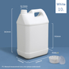 10L UN Approved Fluorinated F-Style Jugs HDPE Barrier Jerry Cans for Chemical & Solvent Packaging