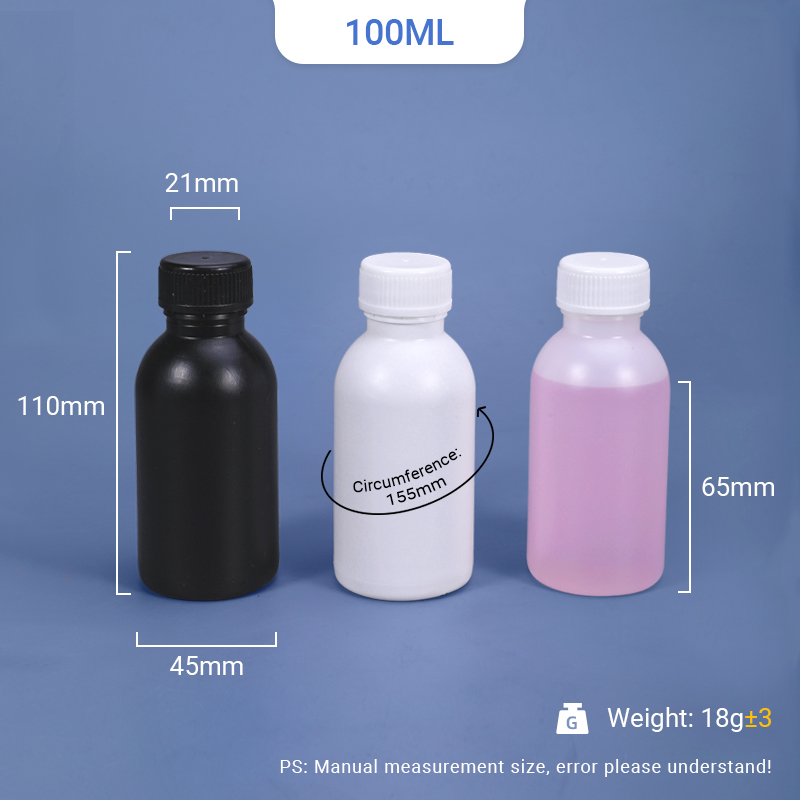 100ml HDPE round bottle 