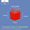 5L PP Square Plastic Bucket with Dual Handles and Lid