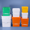 Chemicals Pp Plastic Bucket With Metal Handle