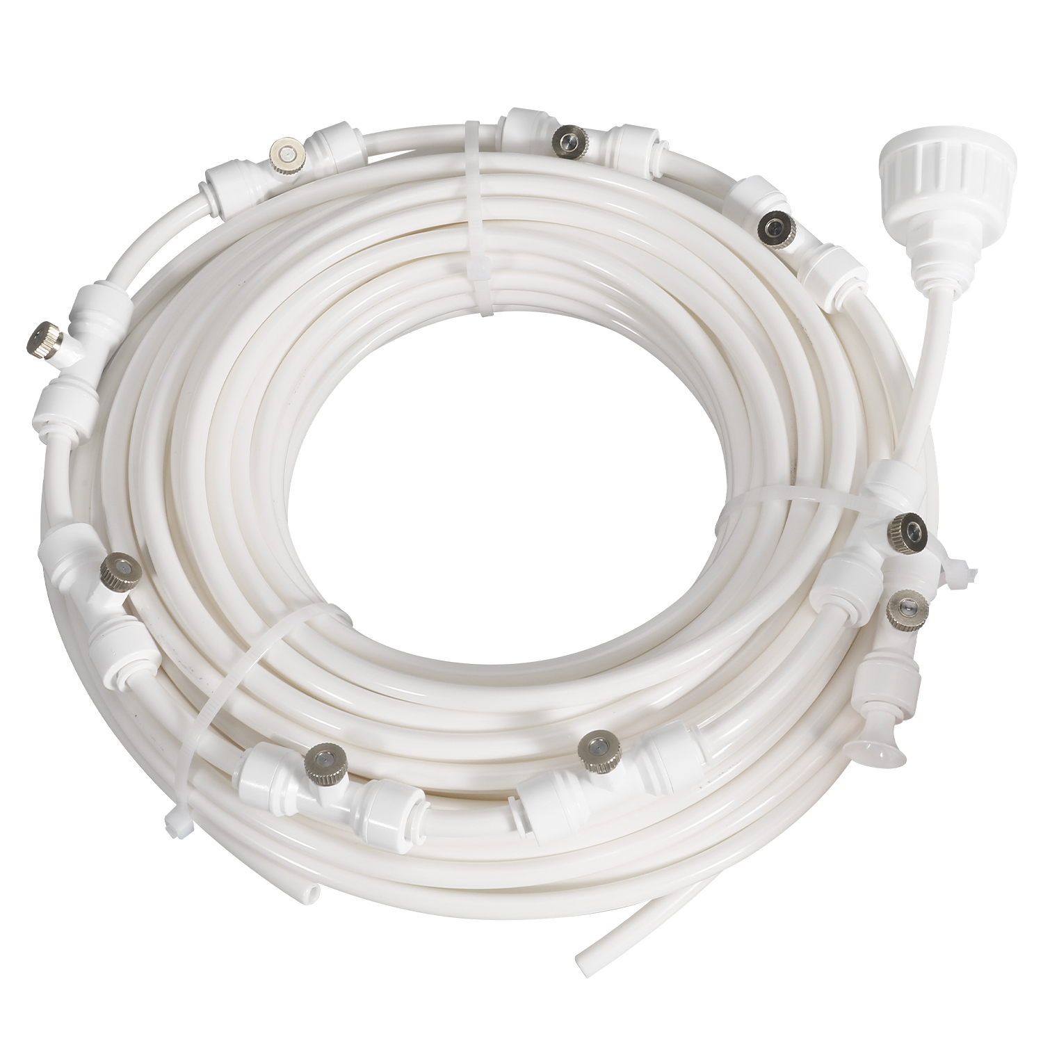 Outdoor Low-Pressure Atomization Cooling Micro-Sprinkler System-White
